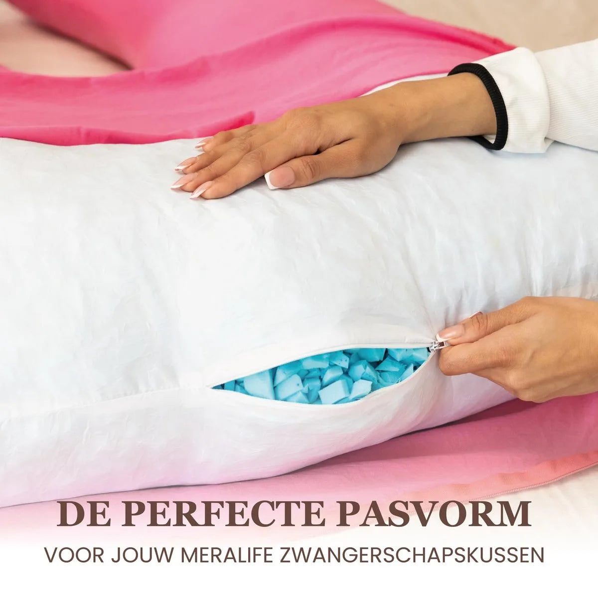 Zwangerschaps kussenhoes U-Vorm