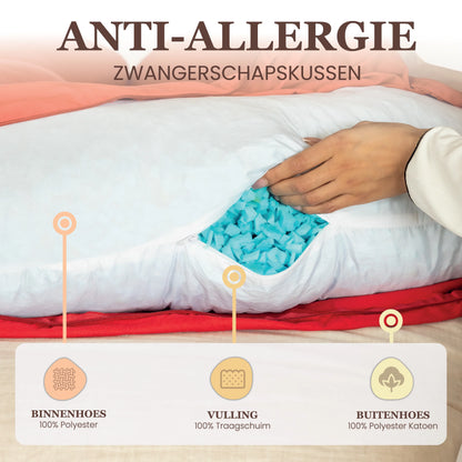 Zwangerschaps     kussen U-Vorm