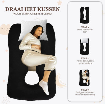Zwangerschaps     kussen U-Vorm