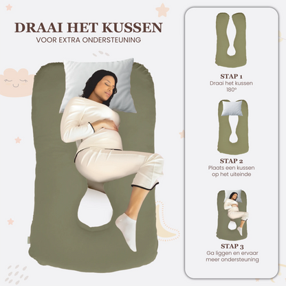 Zwangerschaps     kussen U-Vorm